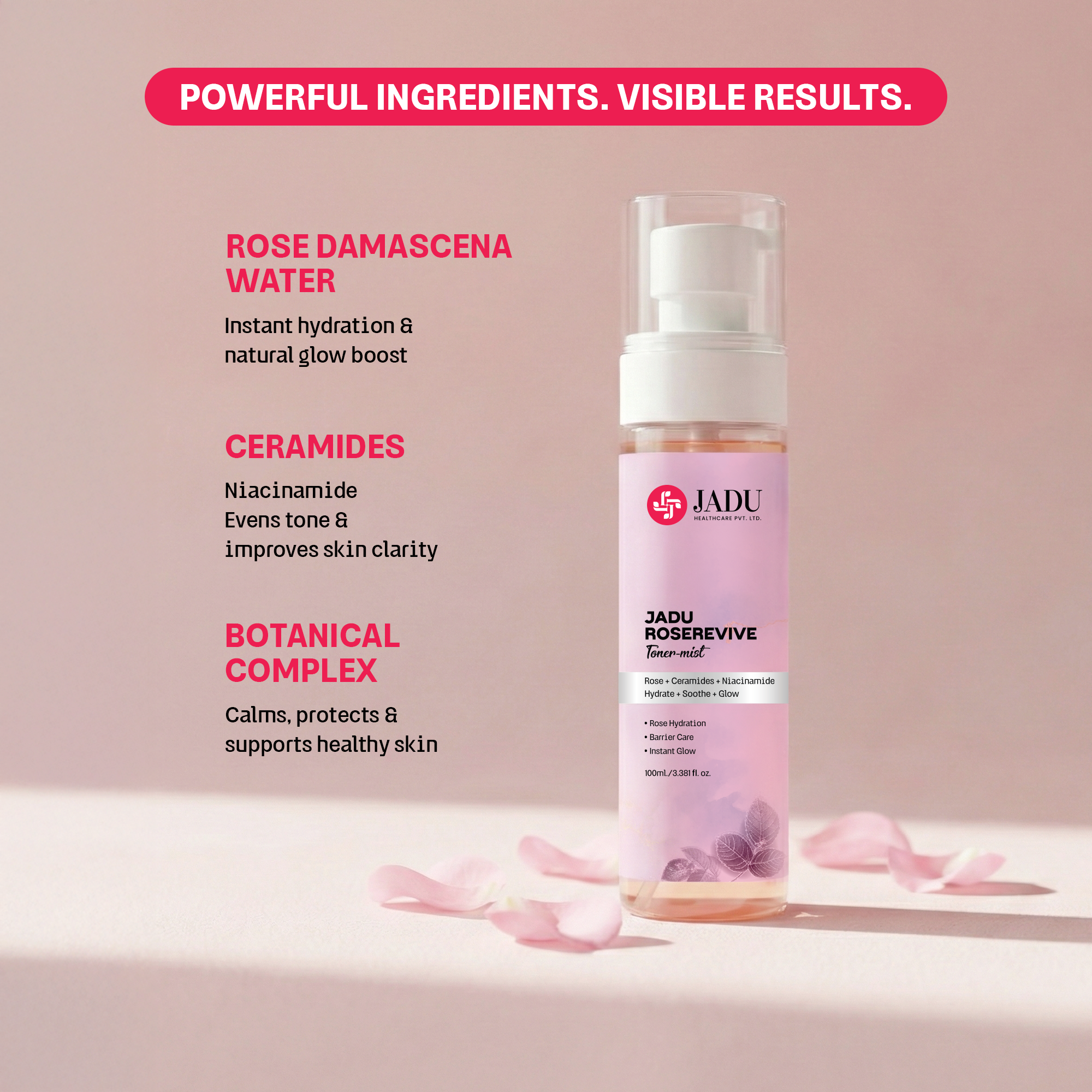 Rose Revive Toner Mist (Rose Water)