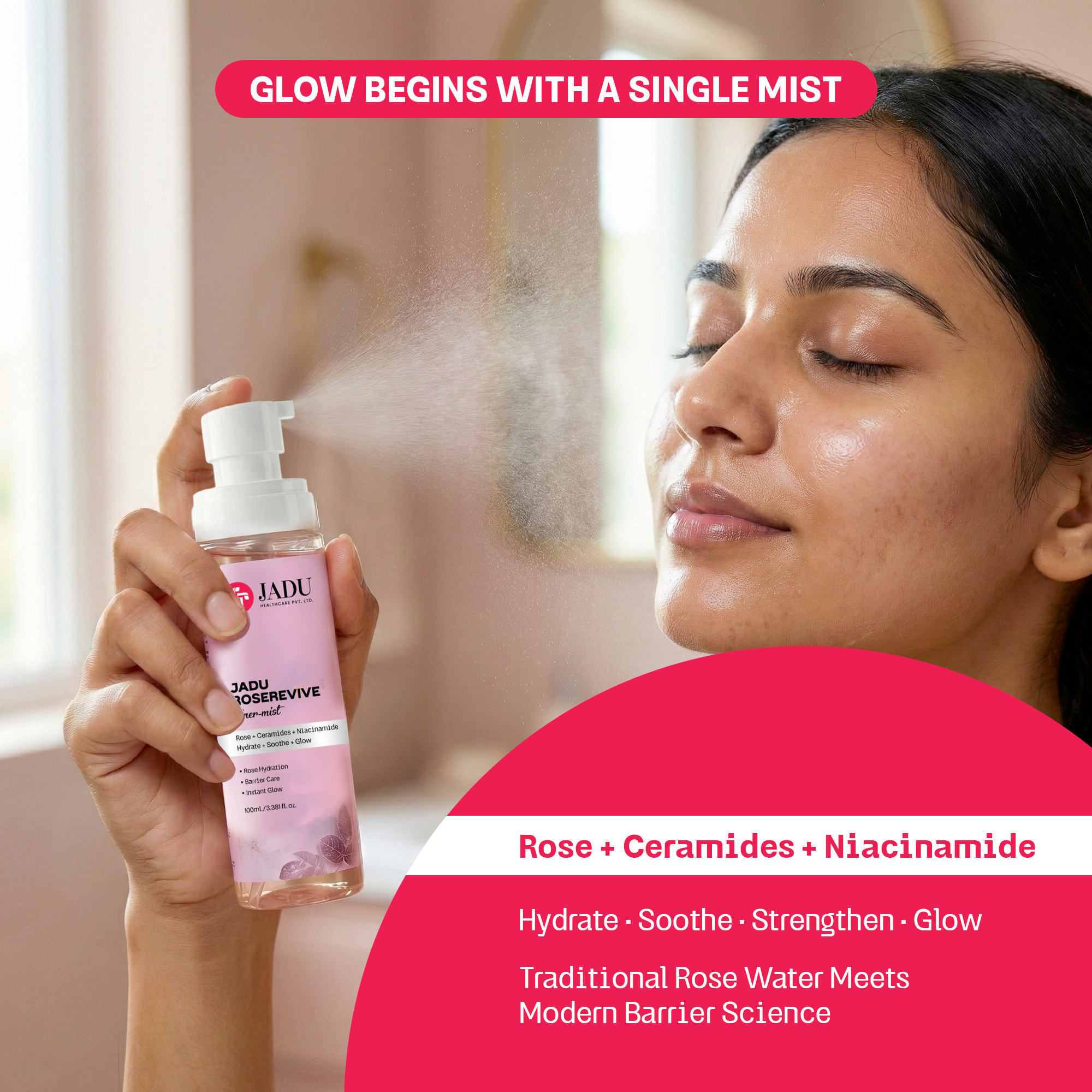 Rose Revive Toner Mist (Rose Water)