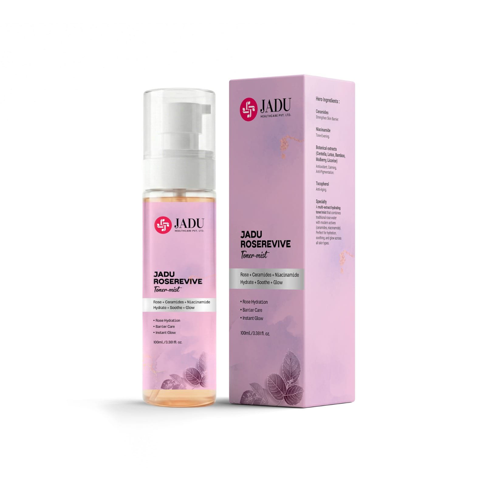 JADU ROSE REVIVE – Rose Water